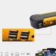 Пускозарядное устройство с дисплеем Jump Starter JS19D-88000mAh PowerBank, фонарь, 4USB, кейс, Черно-желтый - изображение 7