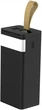 Мощный Power Bank Kamry 80000-t160 с дисплеем и фонариком, 2хUSB, MicroUSB/Type-C, быстрая зарядка QC3.0 Черный - изображение 4