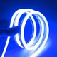 Світлодіодна стрічка з блоком живлення HitLED NEON 5 метрів, силіконова, вологозахищена 12V-220V Синя - зображення 2