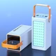 Мощный Power Bank Kamry 100000 mAh-655 с быстрой зарядкой, LED фонариком, 4хUSB, MicroUSB/Lightning/Type-C Белый - изображение 4