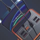 Мощный Power Bank Kamry 100000 mAh-655 с быстрой зарядкой, LED фонариком, 4хUSB, MicroUSB/Lightning/Type-C Белый - изображение 6