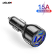 Автомобильное зарядное устройство от прикуривателя 5 USB QC 3.0 Quick Charge USLION UD2549 (BK-359) Black - изображение 1