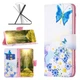 Чохол з малюнком Deexe Color Wallet для Samsung Galaxy M34 (M346) - Butterfly and Flowers - зображення 2