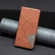 Чохол-книжка з кишеньками UniCase Geometric Pattern для Samsung Galaxy S24 Ultra - Brown - зображення 5