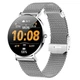 Ультра тонкий смарт-годинник Smart Watch T8 AMOLED дисплей, пульсометр, оксиметр, тонометр, крокомір, режим спорт, для чоловіків і жінок, срібло (001438763). - зображення 1