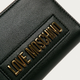 Portfel damski Love Moschino Portafogli Pvc Nero Galv.Ott.V. JC5629PP0AKM Czarny ocynk.Ott.V. (8059826138987) - obraz 3