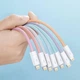 Кабель для айфона BASEUS Dynamic Series Fast Charging Data Cable Быстрая зарядка Type-C to Lightning 2m, 20W Blue (CALD000103) - изображение 5