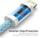 Кабель для айфона BASEUS Dynamic Series Fast Charging Data Cable Быстрая зарядка Type-C to Lightning 2m, 20W Blue (CALD000103) - изображение 10