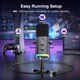 Мікрофон динамічний Fifine AM8 AmpliGame Чорний USB Type-C/XLR з RGB підсвічуванням + підставка - зображення 3