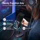 Мікрофон динамічний Fifine AM8 AmpliGame Чорний USB Type-C/XLR з RGB підсвічуванням + підставка - зображення 4