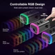 Мікрофон динамічний Fifine AM8 AmpliGame Чорний USB Type-C/XLR з RGB підсвічуванням + підставка - зображення 6