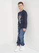 Детские джинсы на резинке для мальчика Coccodrillo Jeans Basic Boy ZC2123501JBB-015 92 см (5904706049170) - изображение 3