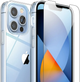 Чехол FlexGear для iPhone 14 Pro и 2X защитных стекла для экрана - Crystal Clear (500201222-X003B4QYFX) - изображение 1
