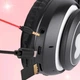 Детские беспроводные bluetooth наушники Cat STN-23M с кошачьими ушками и LED RGB подсветкой Фиолетовые - изображение 10