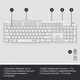 Комплект Logitech MK295 Silent UA Off-White (920-009824) - изображение 6