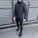 Двухцветная куртка с капюшоном Pobedov M Синяя К-963 - изображение 3