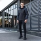 Двухцветная куртка с капюшоном Pobedov M Синяя К-963 - изображение 4