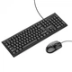Проводная клавиатура с мышью BOROFONE Business keyboard and mouse set BG6 Office Combo RU/ENG раскладка Black - изображение 2