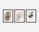 Модульна картина 3в1, Cучасний абстрактний плакат Printedwall, 43 х 99 см (0102) - изображение 2