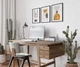 Модульна картина 3в1, Gold geometric Printedwall, сучасний живопис, 43 х 99 см (0148) - изображение 7