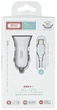 Автомобильное зарядное устройство XO TZ10 2.4A/2 USB + Type-C White - изображение 2