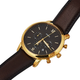 Чоловічий наручний годинник Fossil FS5763 Золото\Коричневий Натуральна шкіра - зображення 1