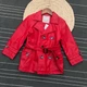 Куртка IMCCE Kids для девочки (Экокожа) 116 см Красная 18135 - изображение 1