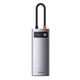 USB-хаб Baseus Metal Gleam Series 5-in-1 Multifunctional （Type-C to HDMI*1+USB3.0*3+PD*1) (CAHUB-CX0G) - изображение 15