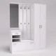 Прихожая Соло-3 Континент 1600/400/2100 Белый - изображение 1