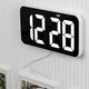 Годинник настільний електронний LOSSO Premium W-500, настільний будильник з LED-підсвіткою білий - зображення 4