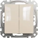 2-клавишный переключатель Schneider Electric Sedna Design Бежевый (SDD112108) - изображение 2