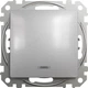 1-клавишный выключатель с LED подсветкой Schneider Electric Sedna Design Алюминий (SDD113101L) - изображение 3