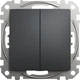 2-клавишный выключатель Schneider Electric Sedna Design Черный (SDD114105) - изображение 3