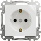 Розетка с заземлением и с защитными шторками Schneider Electric Sedna Design Белый (SDD111022) - изображение 2