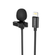 Мікрофон HOCO Lightning L14 2m 2V black - зображення 1