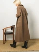 Пальто осеннее длинное женское Seventeen 2041.5338 L-XL Коричневое - изображение 5