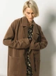 Пальто осеннее длинное женское Seventeen 2041.5338 L-XL Коричневое - изображение 7