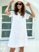 Платье-футболка миди летнее женское Seventeen 1771.4726 L-XL Белое (Sev2000000168012) - изображение 1