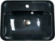 Раковина, умывальник врезной, искусственный камень ADAMANT Option 550x430 Onyx - изображение 3