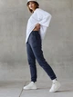 Брюки спортивные женские теплые на флисе на резинке с манжетами Seventeen L-XL Серые 1977.5108 - изображение 7