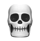 Металический череп с конфетами Halloween Skull Tin with Smarties 17g (черно-белый) - изображение 1