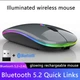 Беспроводная бесшумная игровая мышь iMice PM1 Metal Gray 2.4G + Bluetooth с аккумулятором и подсветкой - изображение 3