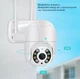 Беспроводная уличная WiFi камера ICSEE WHD814B 4.0Mp PTZ с удаленным доступом Белая - изображение 5
