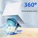 Подставка для ноутбука VHG S63 складная поворотная 360⁰C с вентилятором Rotatable Laptop Stand Silver - изображение 2