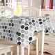 Скатерть с акриловой пропиткой Mantel Black Honeycomb (TT164610) 140x240 см - изображение 1