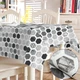 Скатерть с акриловой пропиткой Mantel Black Honeycomb (TT164610) 140x240 см - изображение 7