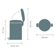 Бак для сміття Brabantia NewIcon Pedal Bin 12 л (111969) - зображення 6