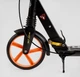 Самокат алюминиевый Best Scooter BS-98033 ручной дисковый тормоз, колеса PU, диаметр колес - 200мм, 2 амортизатора, подстаканник - изображение 4