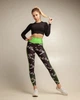 Лосины Superstacy M Черные с салатовым - изображение 1