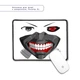 Коврик для мишки с оверлоком Токийский гуль Кэн Канэки маска(Tokyo Ghoul in mask) (5962-3525-XL) XL - изображение 1